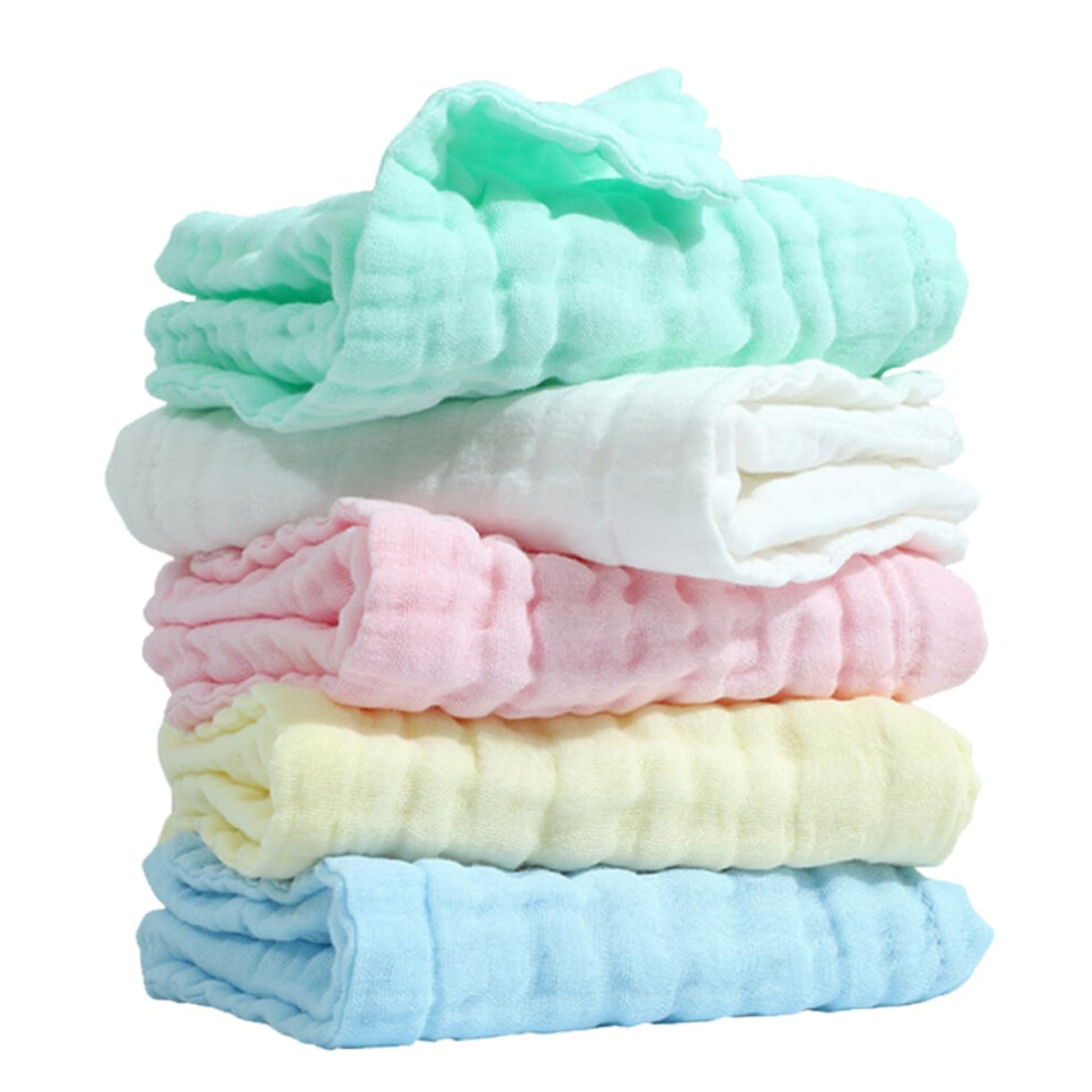 Soft Cotton Newborn Face Towels 5pcs Baby Washcloths for Gentle Care and Sensitive Skin