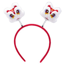 Chinese  Year Dragon Horn Headband with Festive Design and Elastic Fit for Adults and Kids