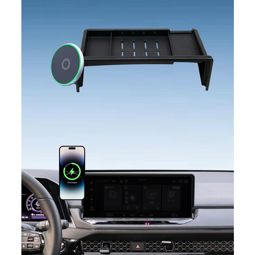 Car Phone Holder With 15W Wireless Charging And 12.3 Inch Screen Protector For Honda Accord 2023Â2025 9073542526650