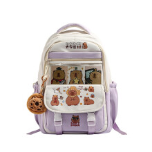 Purple Travel Organizer Bag with Spacious Interior, Lightweight Pouch for Small Essentials and Daily Use