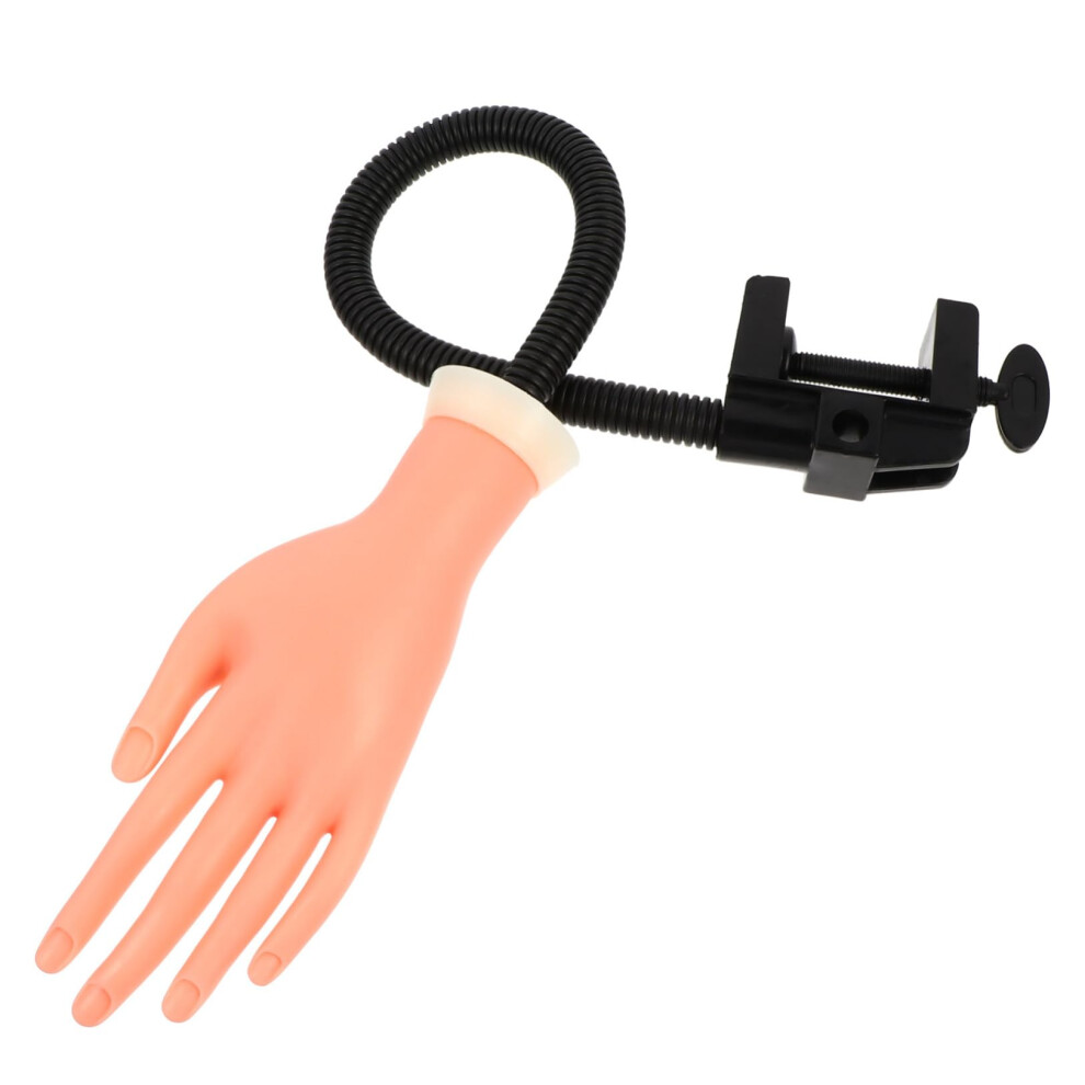 Nail Training Hand with Realistic LifeSize Design and Flexible Fingers for Manicure Practice