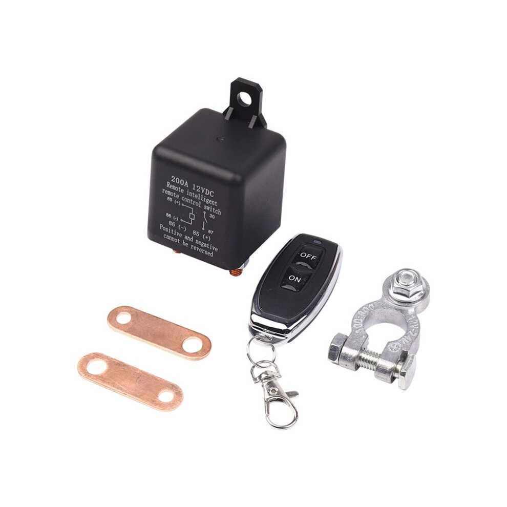 Remote Battery Disconnect Wireless Remote Control Battery Disconnect 12V 200A Remote Control 6032755277622