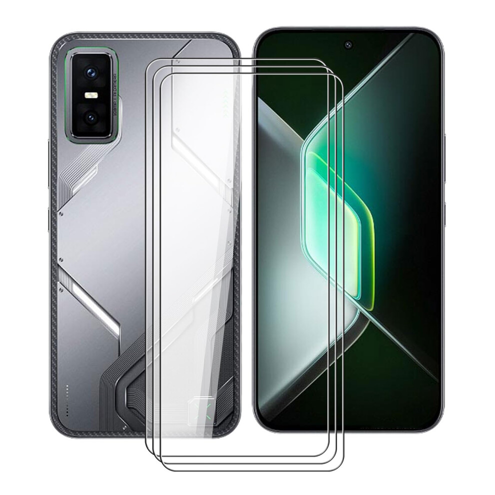 Tempered Glass Screen Protector 3 Pack For Infinix Gt 30 Pro, 9H Scratch Resistant, Clarity, Bubble 9073542527121