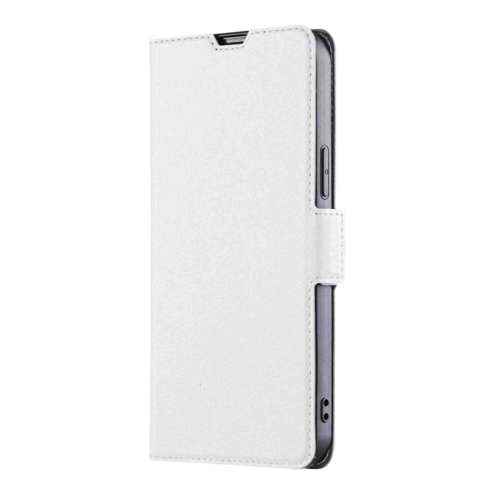 Leather Wallet Case With Card Holder And Kickstand, Slim Folio Pu Cover, For Oneplus Nord Ce 5G White 9330225978923