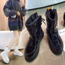 (Black, 35) Bottes d'hiver chaudes femmes - Cadeau
