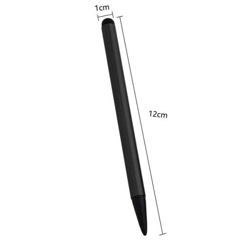 Stylus Pen for Touch Screens, 2 in 1  Precision Universal iPad Stylus Pen Silver for iPhone Android 1