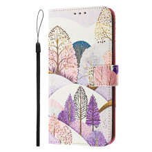 Wallet Case PU Leather Flip Cover with 3 Card Slots Magnetic Kickstand Shockproof Edges for Realme Narzo 50i Prime