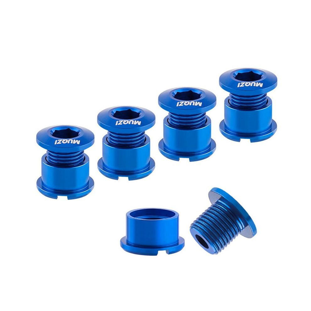 Muqzi 5Pcs Chainring Bolts Set 6.5Mm Single Chainring Screws For Road And Mountain Bikes 6033081097922