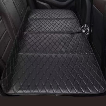 Car Back Seat Mattress for Honda Stream 2007‑2023, Foldable Leather Car Bed, Waterproof and Easy Clean, Black