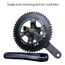 RISK Road Bicycle Disc Kit Screws Titanium Alloy Chainring Bolts for Road Bikes 5800 UT6800 R8000 DA9000 R9100