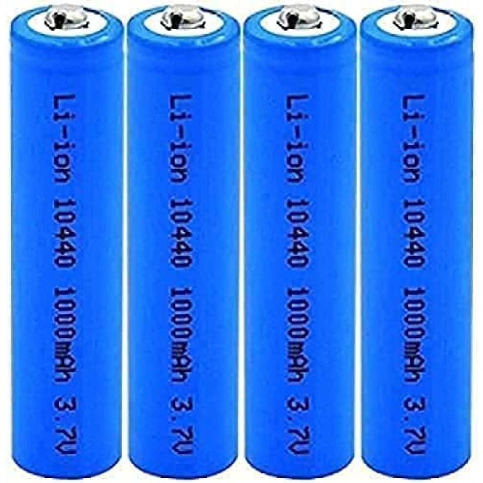Rechargeable 10440 Lithium Ion Battery 3.7V Capacity Button For Electric Shaver And Flashlight 9330225710363