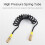 Dual Female Connector High-Pressure Spring Hose with Quick Connect Couplings 63Mpa M10x1 Thread Detachable Structure 9
