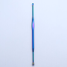 (Color Titanium) Double-End Ear Wax Cleaner Tool - 50 Char