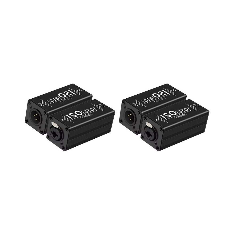 2X Audio Isolator 6.35 Audio Noise Filter Noise Suppressor Isolator Audio Signal Isolator For Eliminator Common Ground 4711095323566