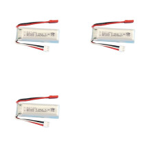 3X 7.4V 600MAh Battery for XK A280 RC Airplane Spare Parts Accessories