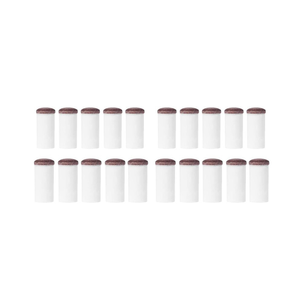 20 Pcs Slip- Pool Cue Tips Nylon Snooker Cue Ferrule Billiard Accessories Billiards Fans Entertainment 13Mm 6031927102960
