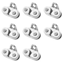 8X Stainless Steel Cam Cleat Boat Cam Cleats Fairlead Sailing Sailboat Canoe Dinghy