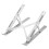 Adjustable Tablet Stand for Desk Compatible with Headwolf HPad 3 Ultra, Foldable Multi Angle Riser, Metallic Silver 2