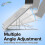 Adjustable Laptop Stand for MacBook Pro 13 M1, Ergonomic Elevation with Seven Angle Foldable Design 3