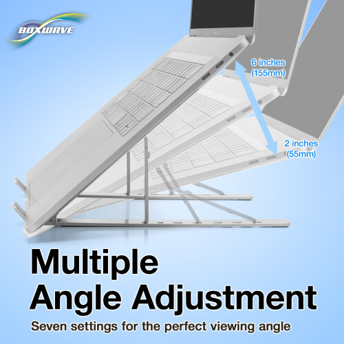Adjustable Laptop Stand for MacBook Pro 13 M1, Ergonomic Elevation with Seven Angle Foldable Design 2