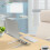 Adjustable Tablet Stand for Desk Compatible with Headwolf HPad 3 Ultra, Foldable Multi Angle Riser, Metallic Silver 5