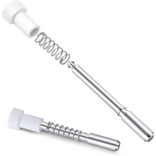 12 Stuks Raamhorvergrendelingen met Afdekkapjes - 5/32 Inch X 1-1/2 Inch Aluminiumlegering Raamhorbevestigingspinnen