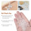 300 Pcs Replacement Clear Soft Plastic Earring Back Caps 5