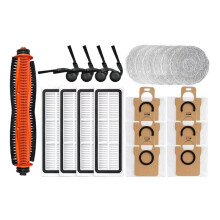 Compatible with Robot Vacuum 5 PRO/ OV21CN Accessories Main Side Brush HEPA Filter Mop Cloth Dust Bags Replacement Parts