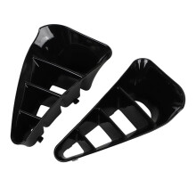 1Pair Motorcycle Saddlebag Scuff Protector Fairing Cover Trim for GL1800 2001-2011 Saddle Bag Louvered Covers