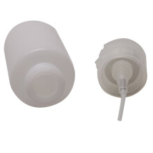 2 pcs Nail Art Liquid Container Bottle Pump Dispenser Polish Remover Cleaner Empty Bottle Cosmetics white