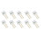 10pcs Airbag Resistor Kit Enhanced Chip Shield Resistance Automotive Air Bag with Decoder Chip Shield Resistor 2 Ohm 1