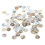100 x 10 mm Pearl Mussels Round Buttons 4