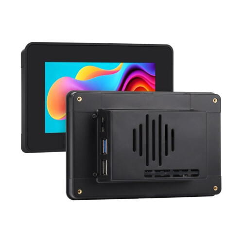 5inch  Capacitive Touch Display, 720x1280 Pixels, IPS Panel, 5-Point Touch with Protective Case for Raspberry Pi 5 1