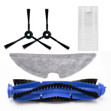 5PCS Vacuum Main Brush Side Brush Set for Airrobo T9 / L35+ Sweep Floor Robot Vacuum Cleaner Replacement Parts