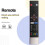 Replace HS-7708 Voice Remote Control for   TV HS-7708 Remote Control 5