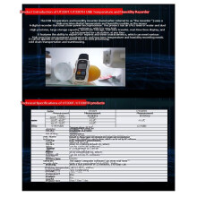 -T Humidity Temperature Data Logger Digital Thermometer Hygrometer USB Recorder High Precision for Food UT330T