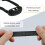Universal Helmet Chin Strap, Black Elastic Chin Strap and Multi-Point Adjustable Chin Cup 4pcs 3