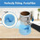 Coffee Tamper Base for  Espresso Machine ES601 Handle,Portafilter Support Stand,Silicone Tamper Stand 4