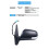 Car Rearview Mirror Assy for   2010- Adjustable Lens+LED+Heated+Folding Side Mirror Replacement 9Pin Left 4