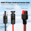 10AWG Solar Panel Cable Solar Extension Cable for Portable Power Station Solar Panel Solar Generator 8