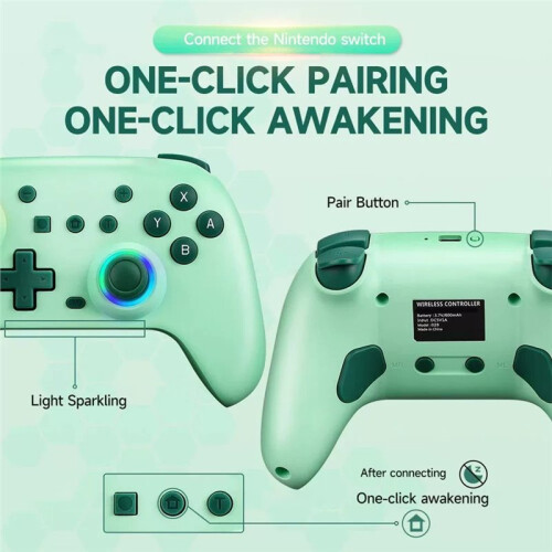 RGB Wireless  Controller for   Gamepad Android Phone/PC Joystick TV Box/Steam Gamepad A 2