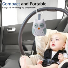 Portable Owl White Noise Machine for Baby 30 Soothing Natural Sound Infant Toddler Soother Comfortable Travel Sleep Aid