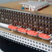 1:400 Scale Steamer RMS Queen 2 Liner Paper Model Kit, Detailed PaperCraft Ship (Unassembled)