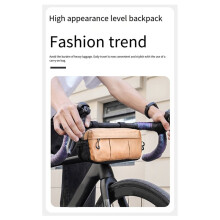 Large Capacity Bike Handlebar Bag Water-Resistant Cycling Storage Pack for Mountain & Road Bicycles Riding Accessories