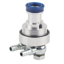 Motorfiets Oliekoeler Adapter voor CB CG Motorblok, 36 X 1,5 mm Schroefdraad, Oliekoelsysteem Adapter