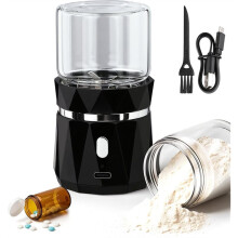 Electric Pill Crusher Grinder,Fine Powder Automatic Grinder to Pulverize Multiple Pills Medication for Elderly & Pets