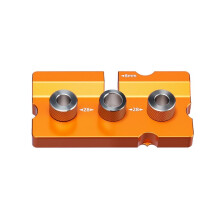 2 in 1 Drill Guide Locator T-Shaped L-Shaped Board Punching and Splicing Auxiliary Board Round Log Tenon Punching Tool