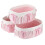 3 Pcs  Bow Baskets for Gift Cute Woven Rope Gift Baskets Rectangle Shelf Organizer Laundry Hamper 1