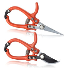 Steel Garden Pruning Shears Effortless Branch Cutter for Trees Flowers Shrubs Professional Gardening Tools