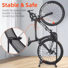 WEST BIKING 3 in 1 Multifunctional Bike Parking Rack Indoor Bicycle Display Stand Vertical Bike Repair Stand 2 in 1